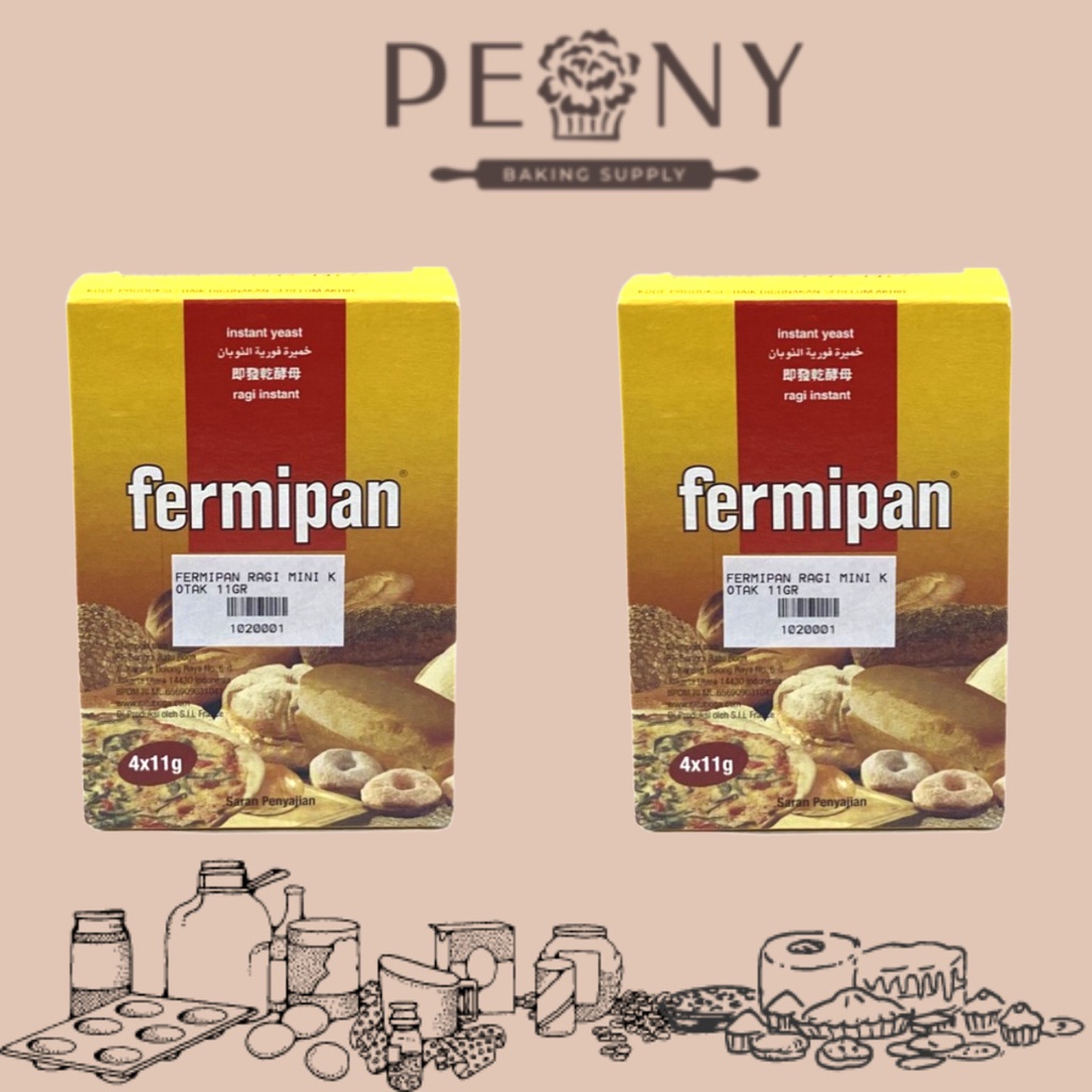 RAGI INSTANT FERMIPAN SACHET 1 PCS @11GR| GROSIR MIN.4 SCH(1 Kotak)