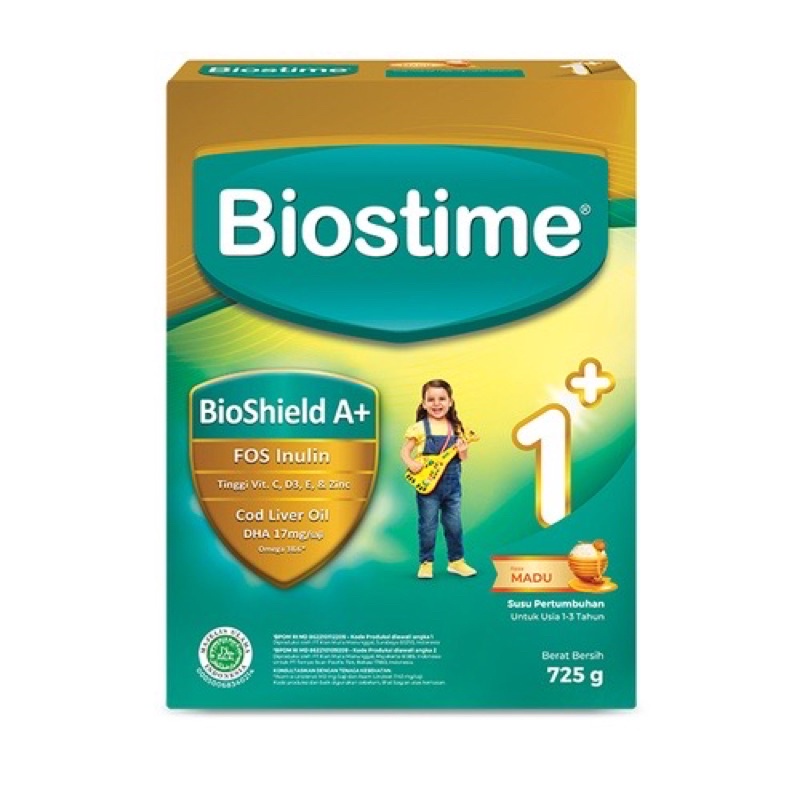 Biostime 1+ 725gr - Susu Pertumbuhan Anak [1-3 tahun]