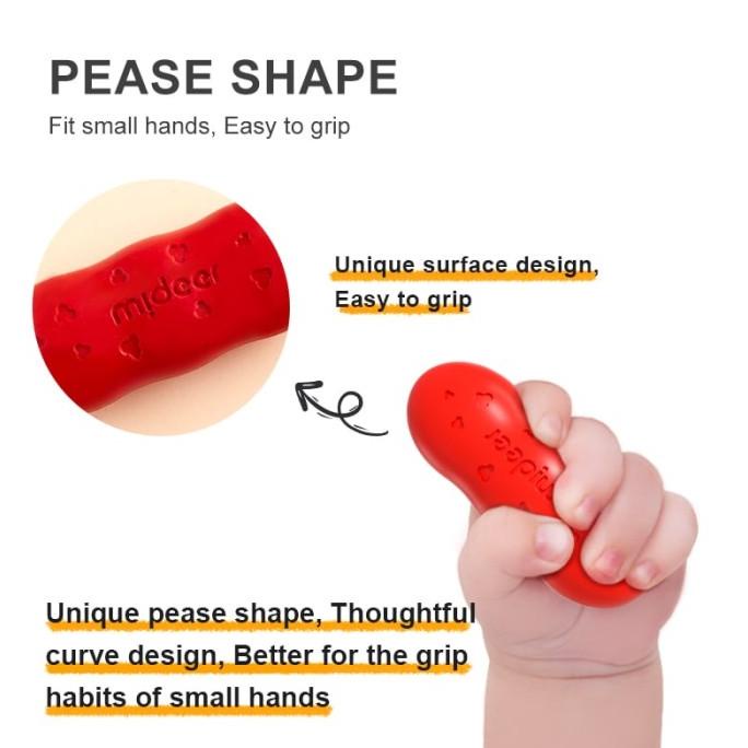 

Mideer washable beeswax based peas crayon 8 / 12 crayon