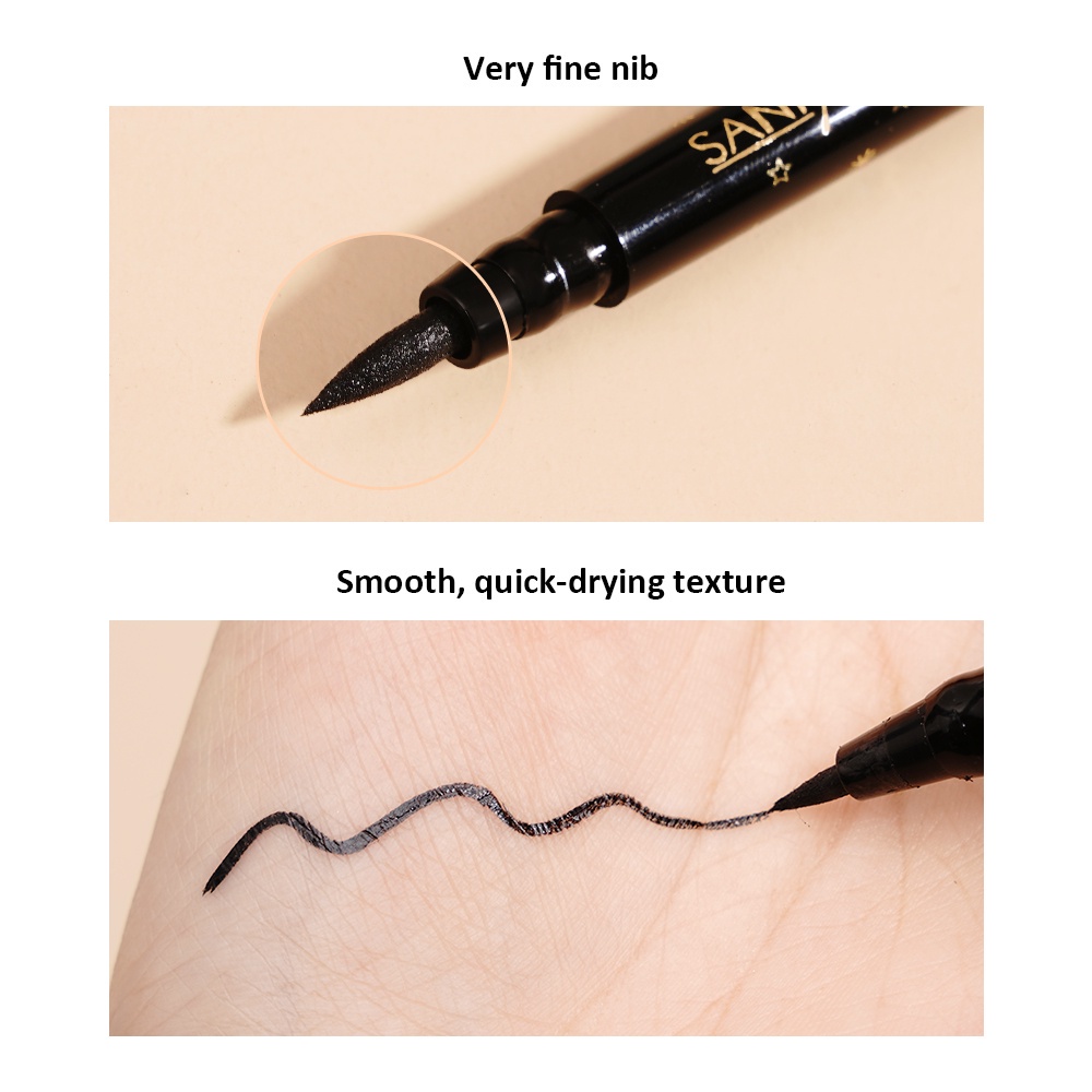 ❤ MEMEY ❤ SANIYE Super Black Fixed Eyeliner Pen M418 ✔️BPOM