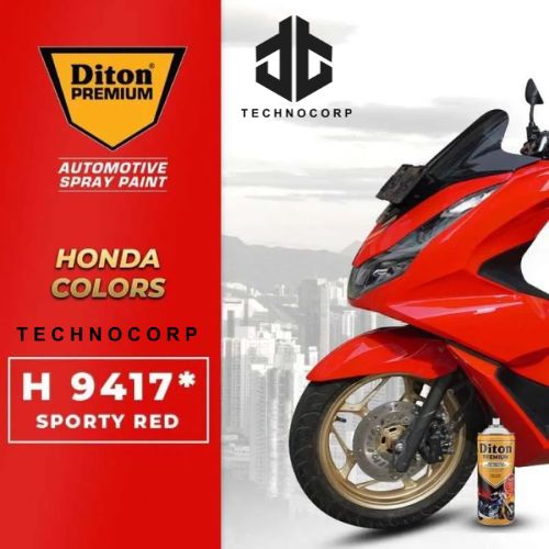 

CAT DITON PREMIUM H 9417 SPORTY RED / HONDA RED METALLIC