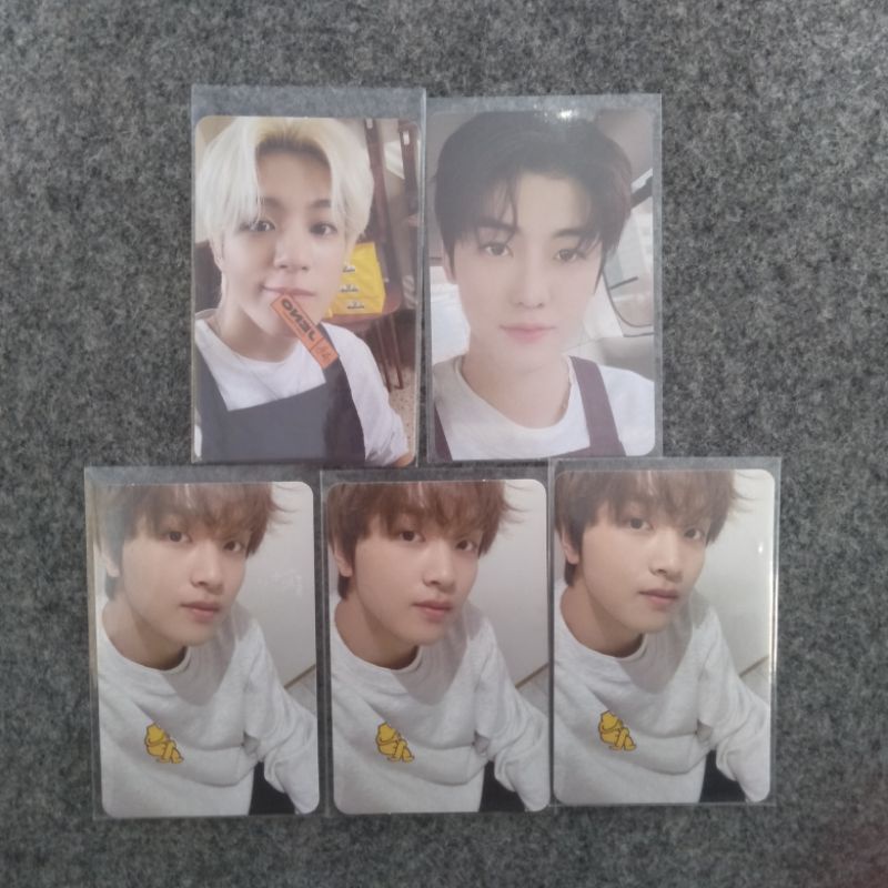 official photocard jaemin cafe jeno cafe haechan cafe