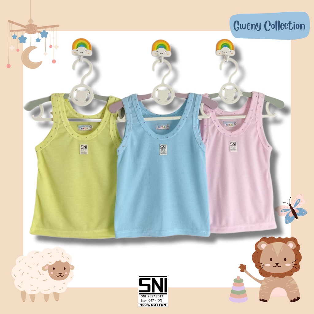 KITAI SINGLET KAOS DALAM YOUCANSEE WARNA /SINGLET BAYI / SINGLET ANAK / KAOS DALAM BAYI