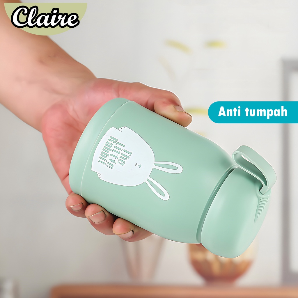 Rabbit Glass sprout cup - Botol minum kelinci- Termos karakter kelinci - Souvenir botol minum