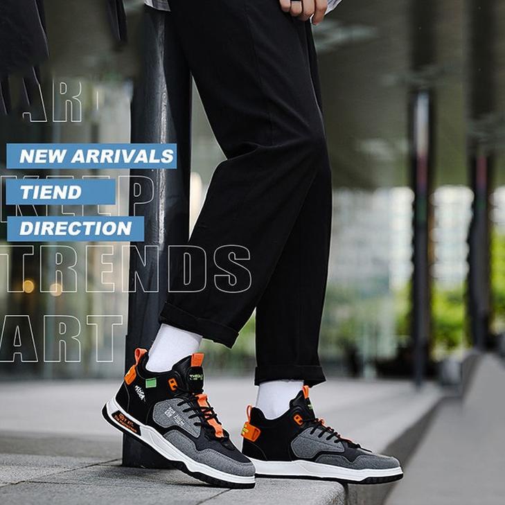 Best Product Sepatu Sneakers Pria Original Sepatu Olahraga Tali Cowok Import Terbaru Kualitas Bagus 