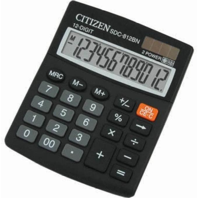 

Kalkulator Citizen Type Ct812-Bn - Calculator Citizen 12 Digit