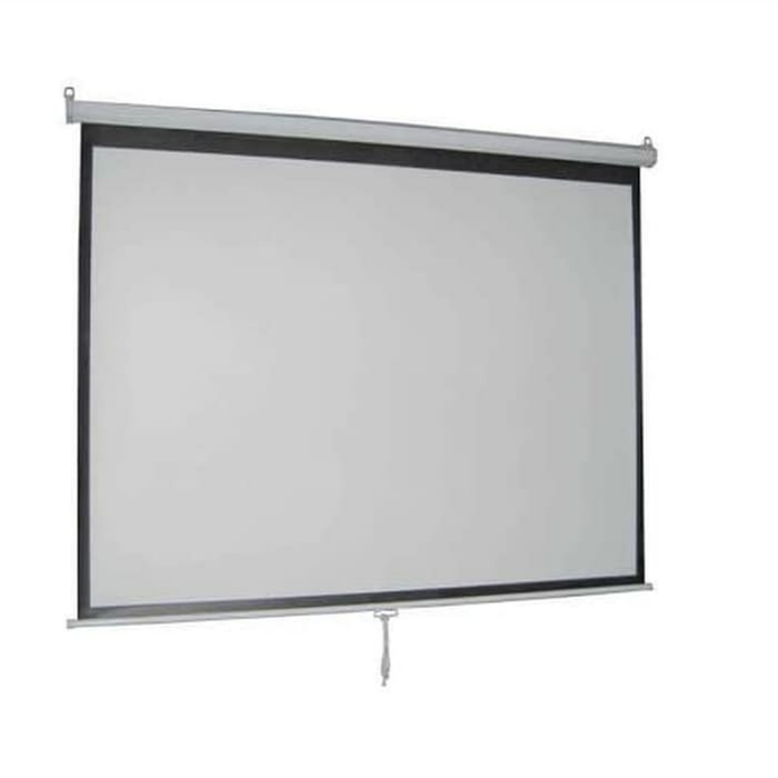 Layar 70" Wall Screen Projector/ Proyektor Utk Benq Infocus