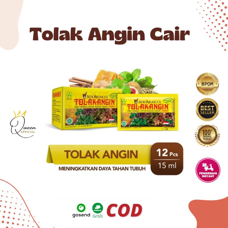 Tolak angin Cair 1 Dus isi 12sachet - Masuk Angin Daya Tahan Tubuh