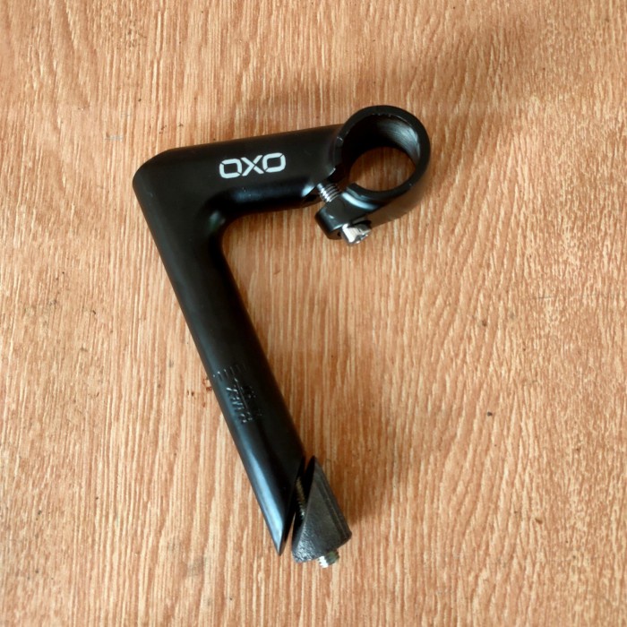 Stang Stem Bango Quil Stem Tiang Stang Oxo Fixie 22.2 Hitam Sepeda Balap
