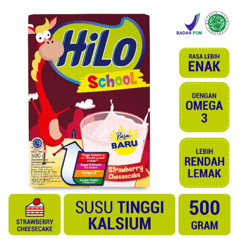 

HiLo School Strawberry Cheesecake 500Gr