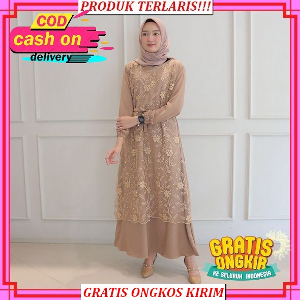 Elzatta Gamis Elzatta Gamis Frills Monogram Elzata Gamis Elzatta Terbaru Gamis Elzatta Diskon Elzata