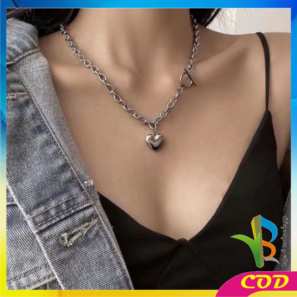 RB-K72 K74 Kalung Wanita Fashion Aksesoris Korea Kalung Choker Retro Kalung Anti Karat Kalung Love Kalung Vintage