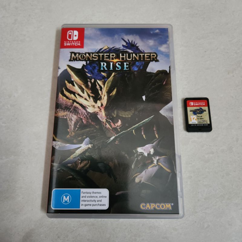 Monster Hunter Rise Nintendo Switch Kaset Preloved Seken