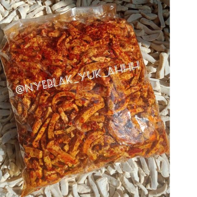 

11.11✔️COD basreng baso goreng Basreng stik pedas basreng kering cabe asli daun jeruk 1kg|KD4