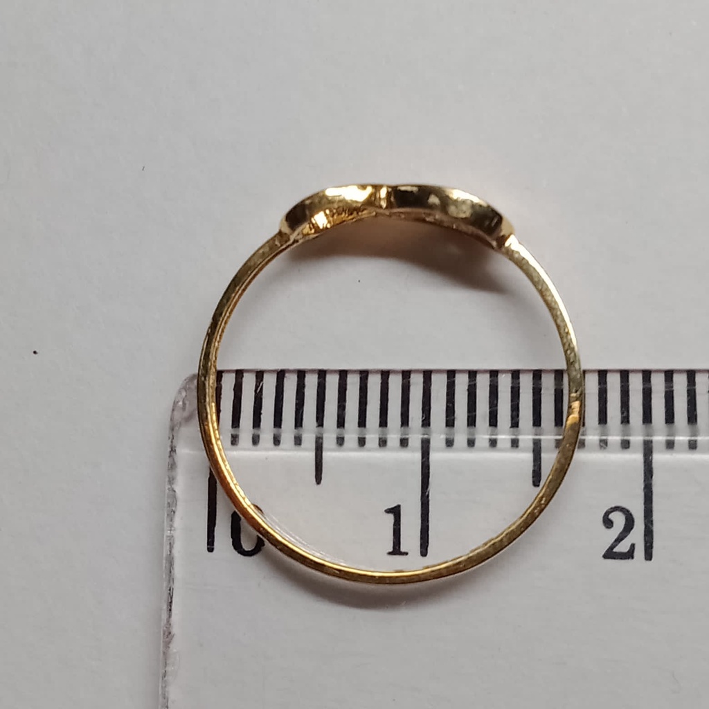 Cincin emas 17k - 0.95 gr kadar 750 - 4068