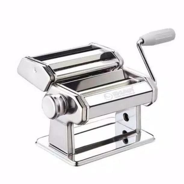 Gilingan Mie Manual Shuma Bello AT150 - Stainless Steel, 9 Tingkat Ketebalan, Silver