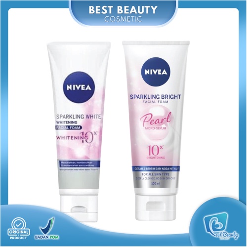 ★ BB ★ NIVEA Sparkling White Whitening Facial Foam - 100 mL