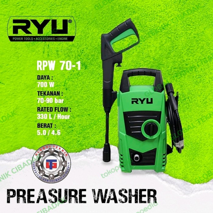 Vacuum Jet Cleaner Ryu Rpw70-1