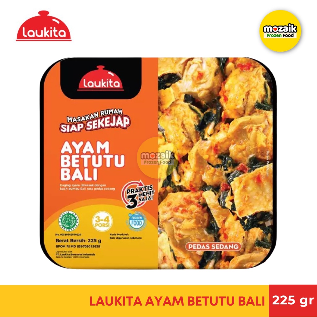 Laukita Ayam Betutu Bali Frozen Mart Frozen Food Palembang 225gr