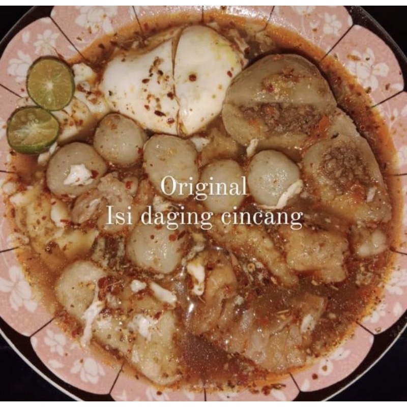 

Baso Aci Original isi daging cincang