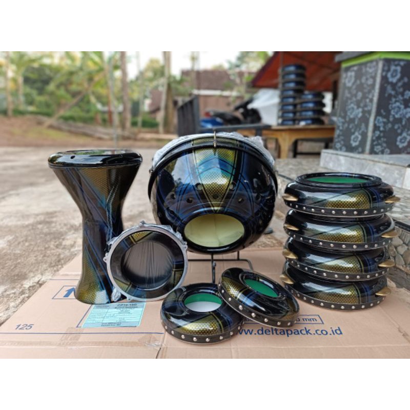 Rebana/Hadroh set Jepara polos