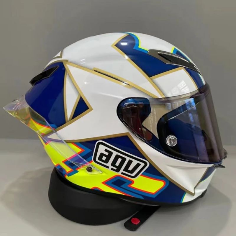 Helm pista Rossi 46 / Helm full face VR46 / helm full face motorclycle helm Balap