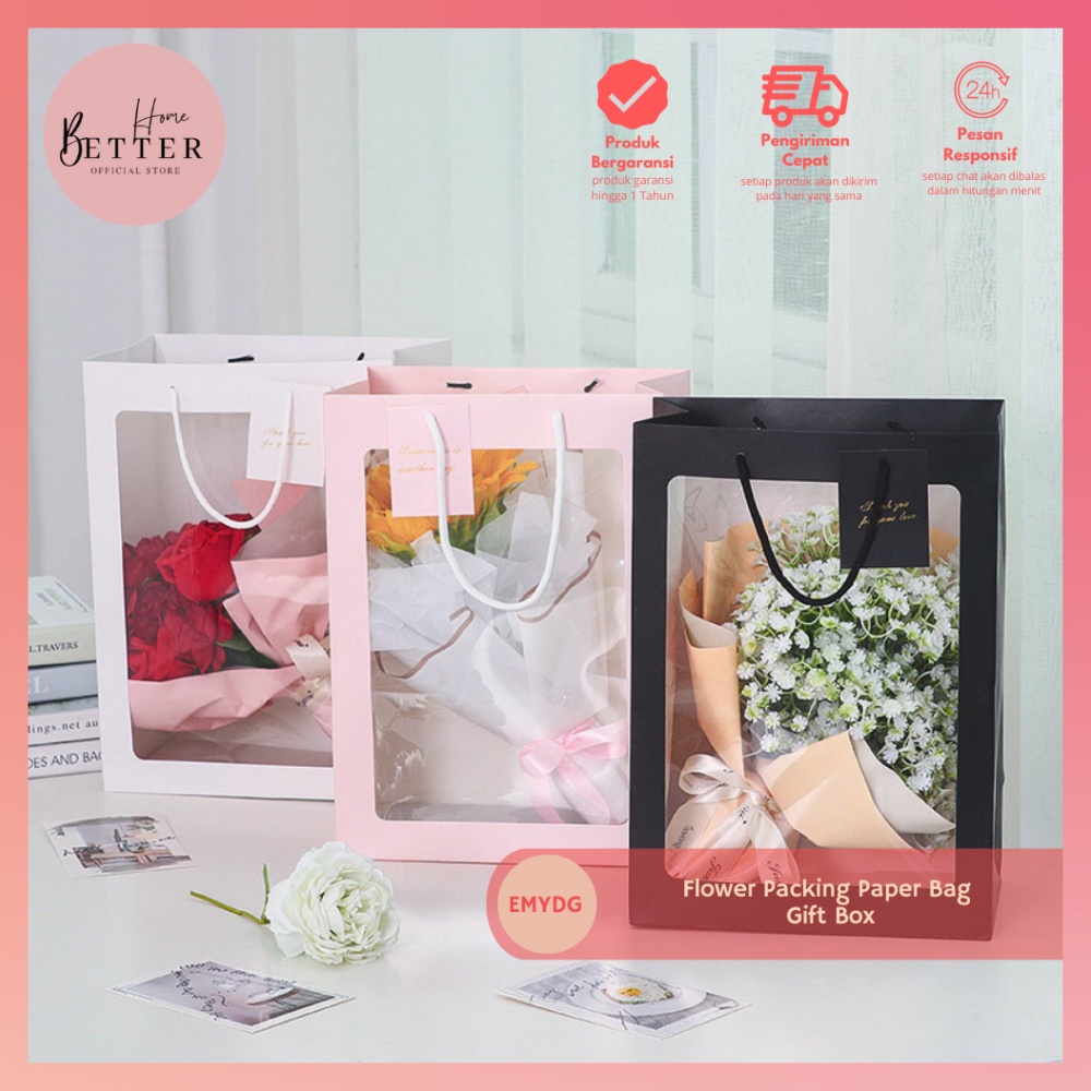 

Better Home - Paper Bag Bunga Hand Bag Flower Wrapping EMYDG