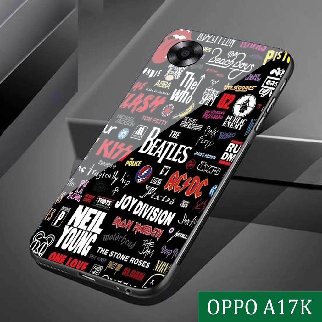 [G73] CASE OPPO A17K - SOFTCASE GLASS KACA OPPO A17K - SOFTCASE KACA A17K