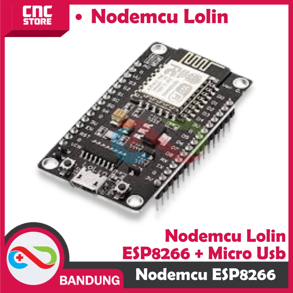 NODEMCU LUA WIFI V3 4MB 32MBITS CH340 FLASH ESP8266 ESP12 + KABEL MICRO USB