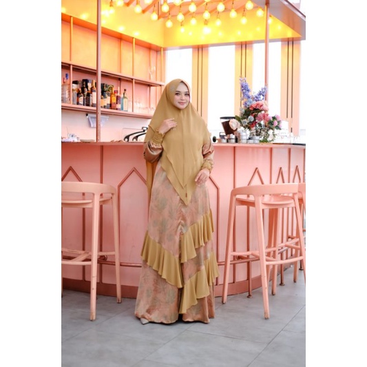 ##silviana set syar'i##baju+khimar#