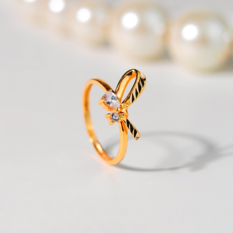 Cincin Emas Pita 2 Mata - Toko Emas Gadjah