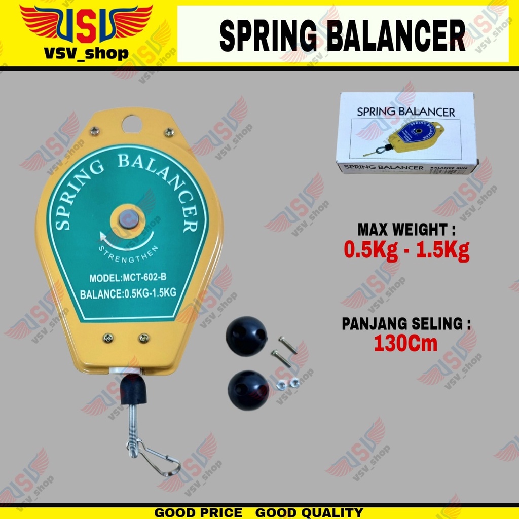 Spring Balancer 0.5-1.5Kg Gantungan Alat Air Tool