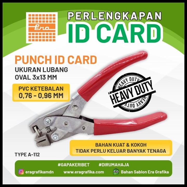 

Promo Pelubang Id Card/ Punch Id Card Heavy Duty Uk. Oval 3X13 Mm