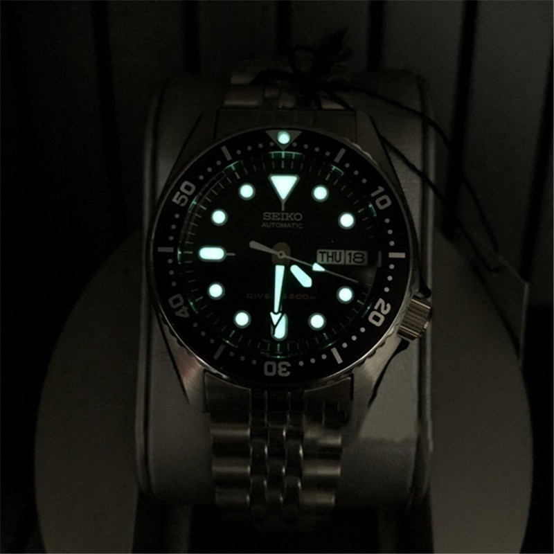 Jam Tangan Seiko Prospex Skx Diver's  SKX007 Mens Water Ghost Mechanical Watch Professional Diving Automatic Mechanical/Quartz Watch