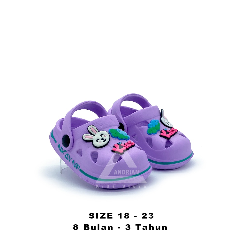 NEW Sandal anak perempuan model baim trendi karakter kiss kelinci