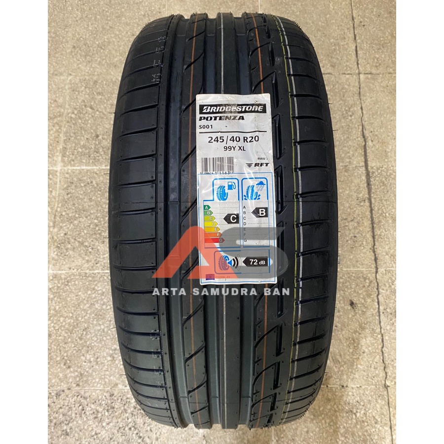 Ban Bridgestone Potenza S001 RFT 245 / 40 R 20 R20 (Run Flat Tyre)