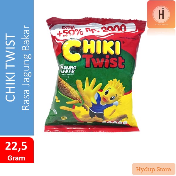 

Chiki Twist Rasa Jagung Bakar Satuan Kemasan 22,5 Gram