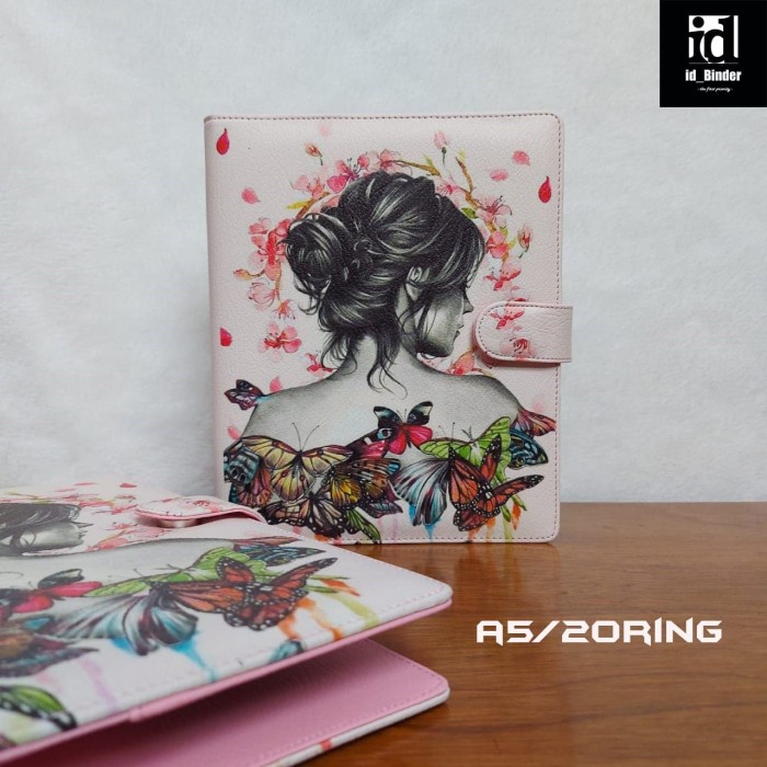 

BINDER PRINTING MOTIP LADY BUTTERFLY A5/RING 20, B5/RING 26