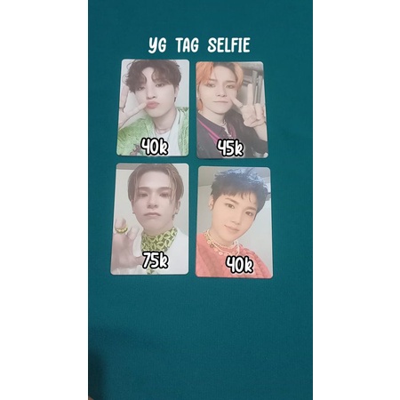 PHOTOCARD TREASURE YG TAG JUNGHWAN, ASAHI, DOYOUNG, YOSHI, JEONGWOO, JIHOON, JAEHYUK