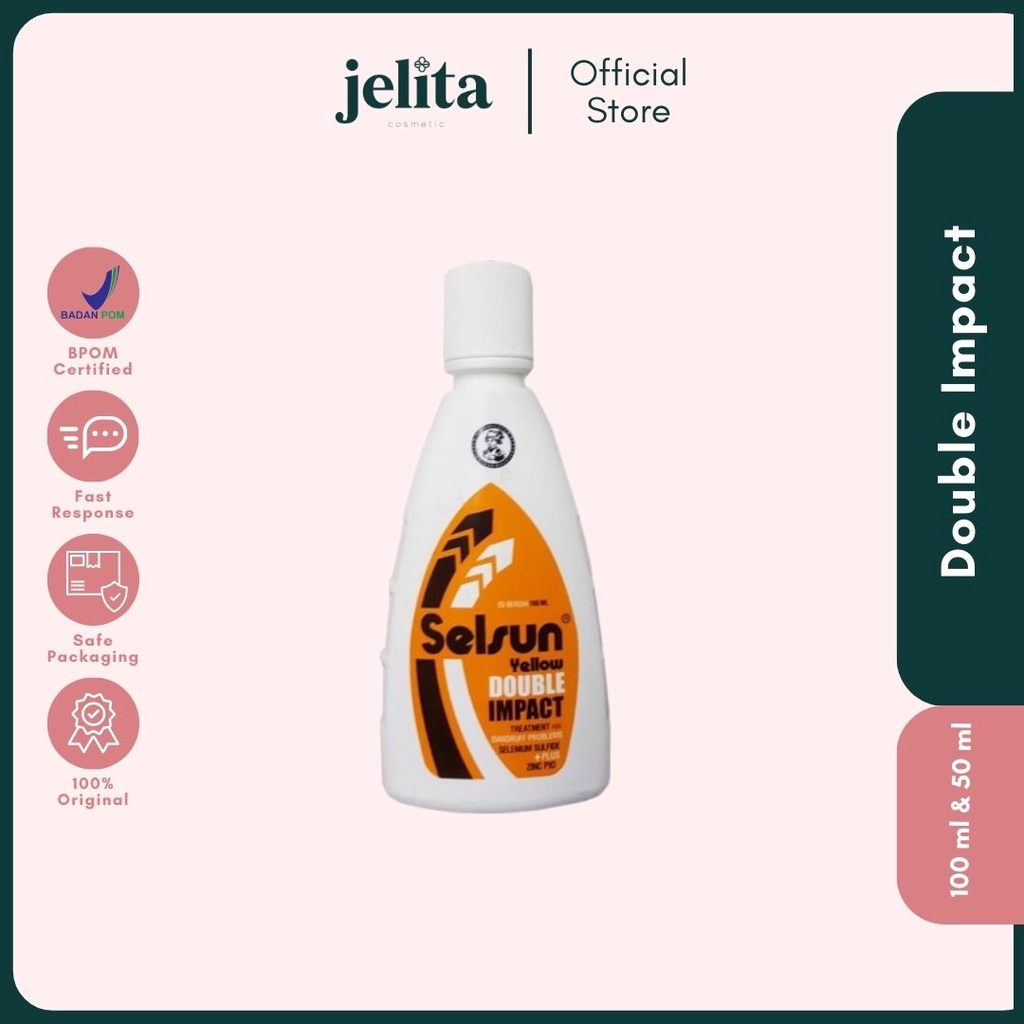 Jelita Cosmetic - Selsun Anti Dandruff Yellow Double Impact