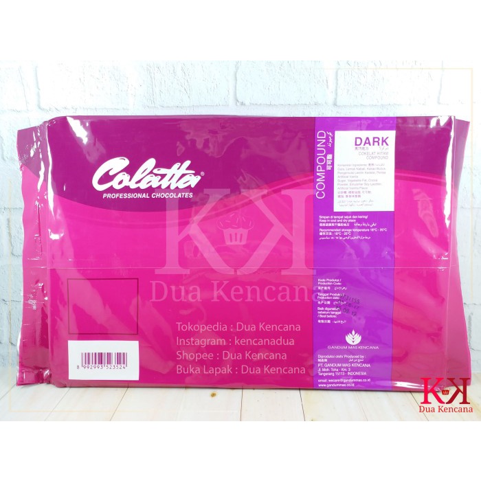 

Colatta Dark Compound 1 KG Coklat Hitam Compound Chocolate Collata