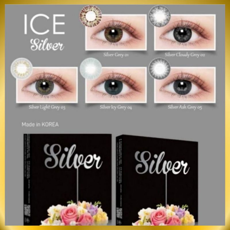 Softlens Ice Silver Exoticon