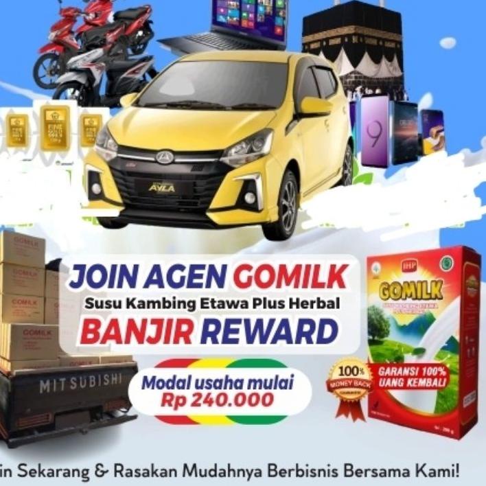 

GOMILK SUSU KAMBING ETAWA [BELI 4 GRATIS 2 MINUMAN SACHET]