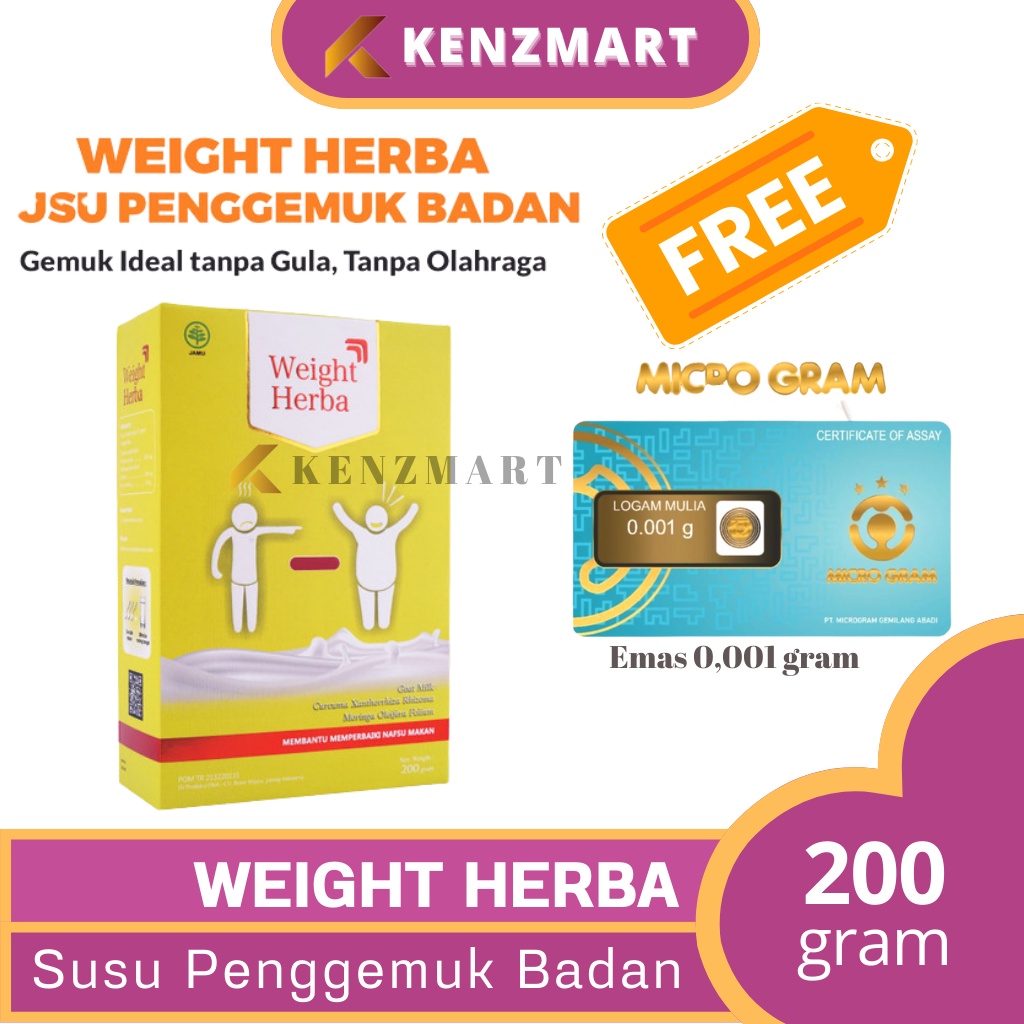 WEIGHT HERBA - 100% ORIGINAL SUSU KAMBING ETAWA PENGGEMUK BADAN PENAMBAH NAFSU MAKAN PENAMBAH BERAT BADAN IDEAL