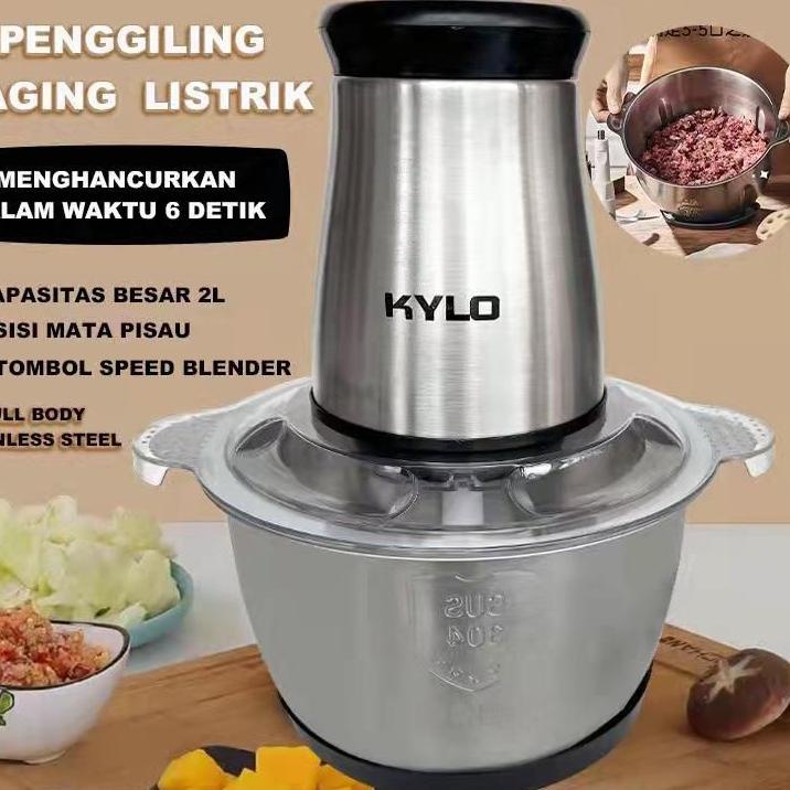 Viral [ KYLO ] Blender Daging Stainless/Food Chopper Stainless/Blender Capsule