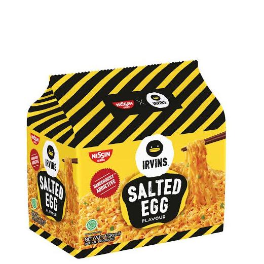 

[202] Nissin Irvins Noodle salted egg/spicy eceran 113 gram (1 pc) ➧