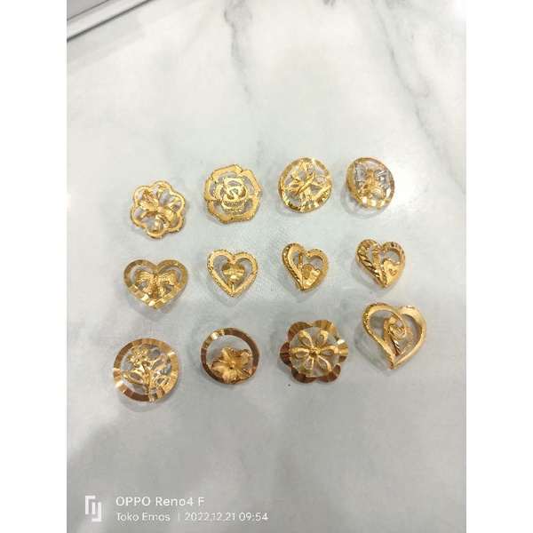 Charm Variasi Rante Jam Kadar 8K // 1 Gram BISA REQUEST WARNA TALI JAM