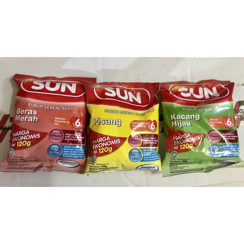 SUN Bubur Sereal Susu EKONOMIS 120 gr