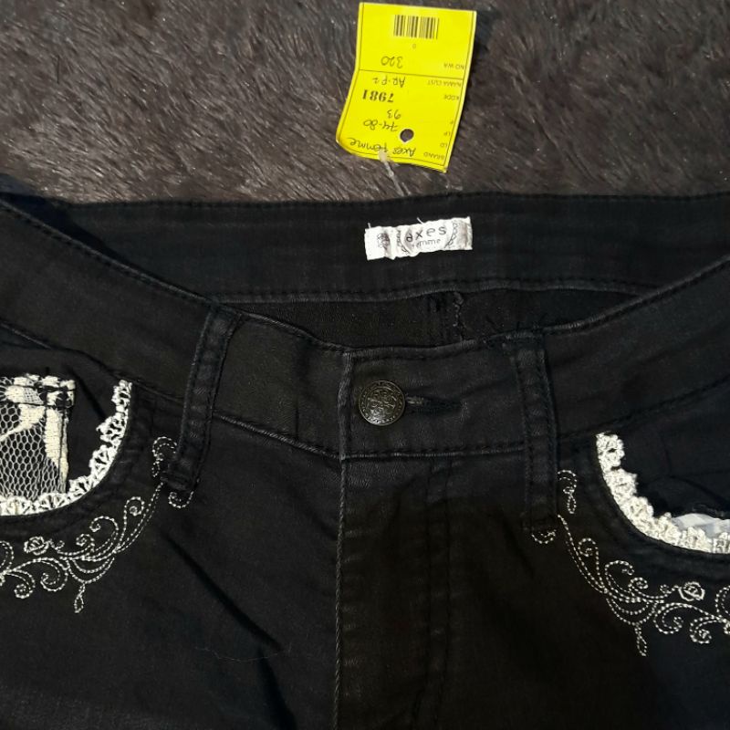 [Thrift] Axes Femme Jeans - Black