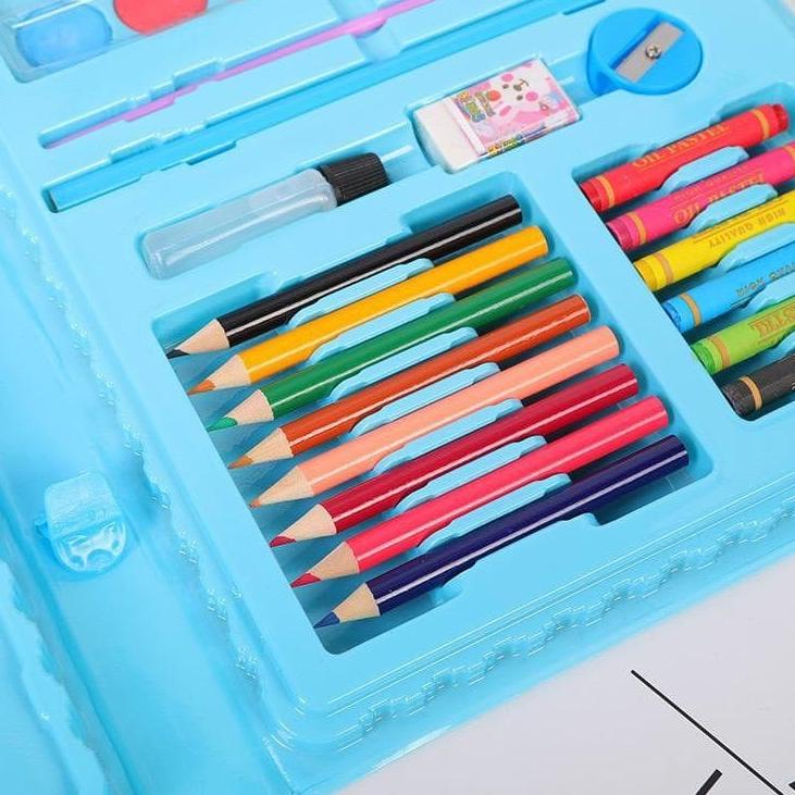 

(F>5O㊚) Crayon Set 68pcs / Krayon Mewarnai Anak 68pcs / Pensil Warna Set 68pcs terviral